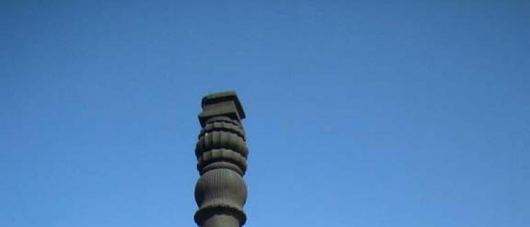 Железный столб в индии Железная колонна в дели индия